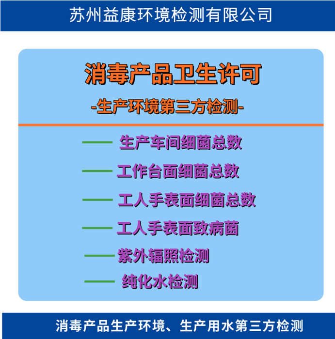 化妝品生產(chǎn)許可車間檢測(cè)